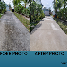 concrete-driveway-pressure-cleaning-in-West-Palm-Beach-FL-33405 0